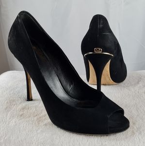 Gucci Black pumps size 40 1/2 US 9.5